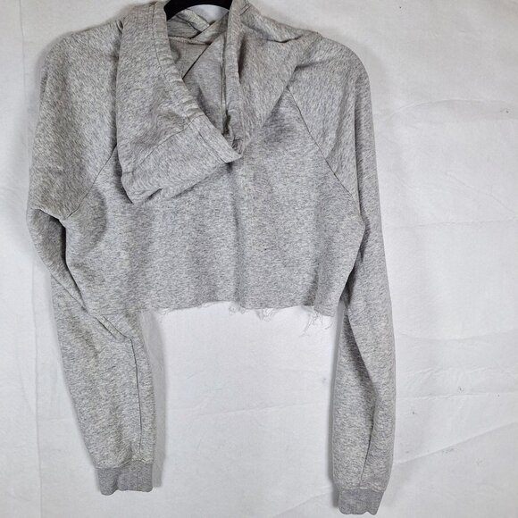 Nike Cropped Gray Sweatshirt - Picture 2 of 4